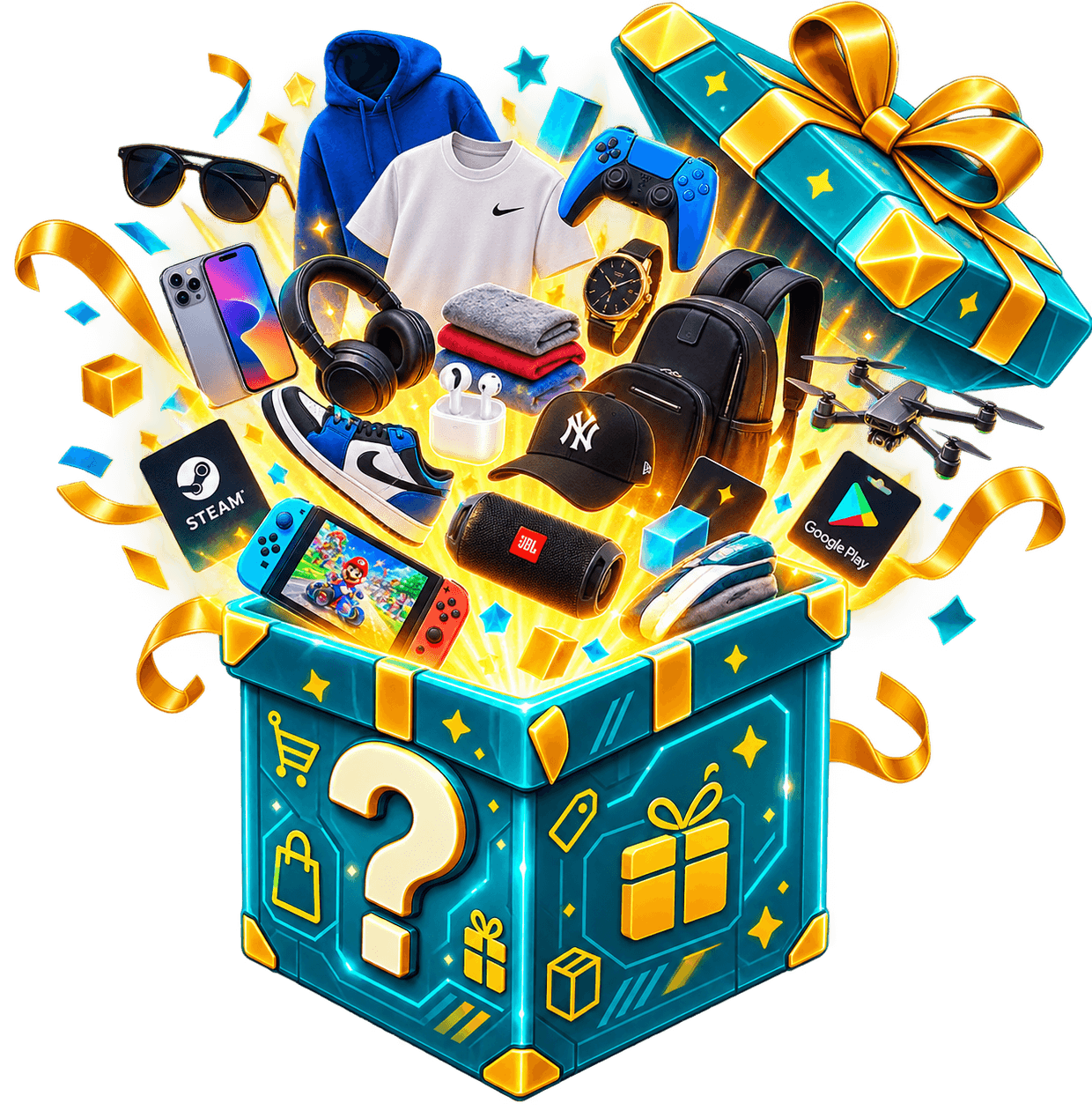 general mystery box opened